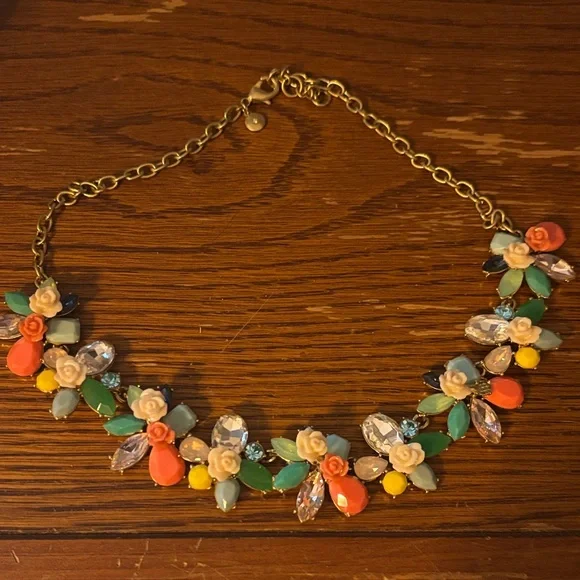 LC Lauren Conrad Colorful Floral Necklace - Picture 2 of 3
